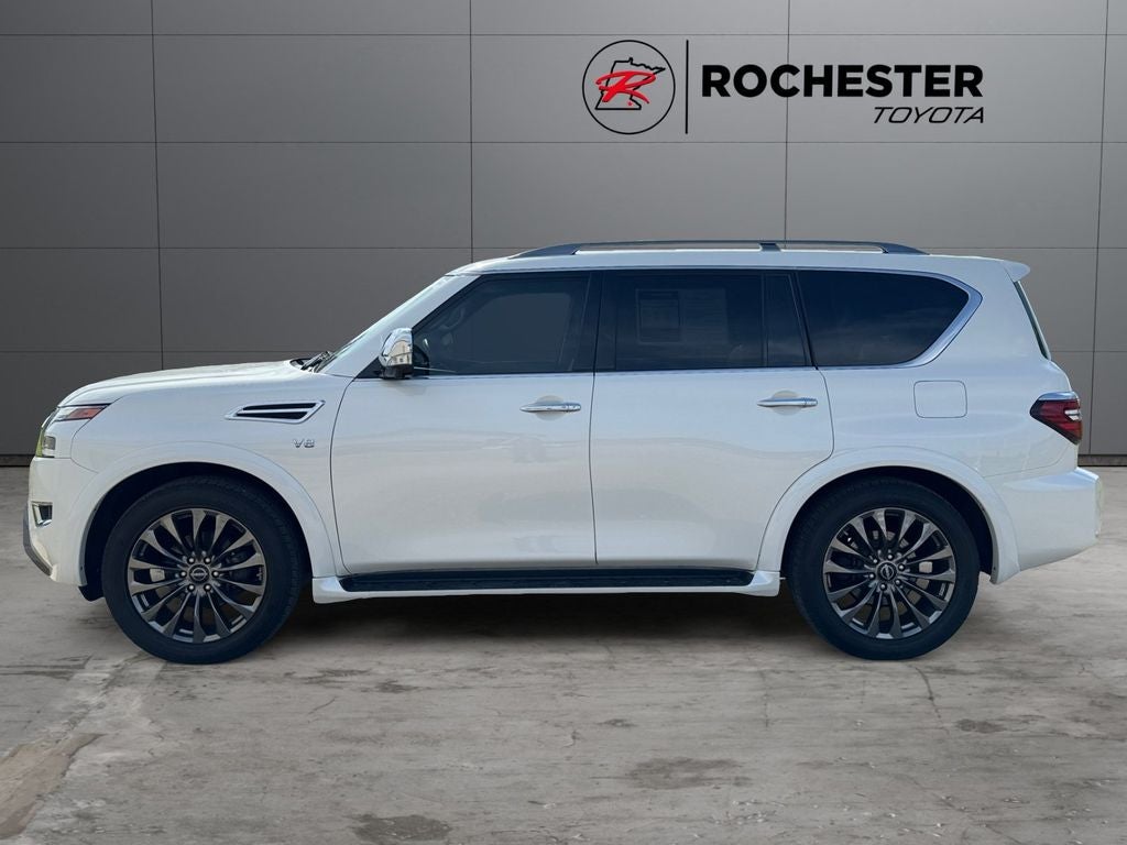 Used 2022 Nissan Armada Platinum Captains Chairs with VIN JN8AY2DB8N9811606 for sale in Rochester, Minnesota