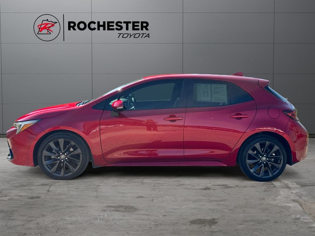 Certified 2024 Toyota Corolla Hatchback XSE with VIN JTNC4MBE5R3226513 for sale in Rochester, Minnesota