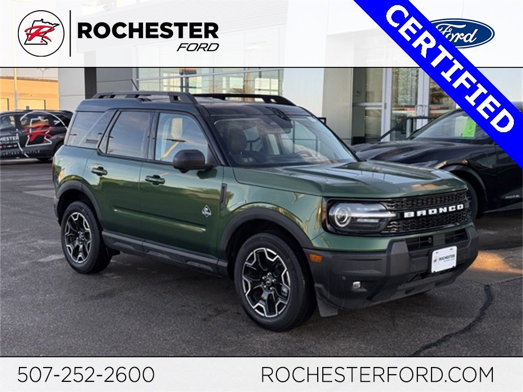 2025 Ford Bronco Sport Outer Banks w/ Power Moonroof + Heated Steering Wheel