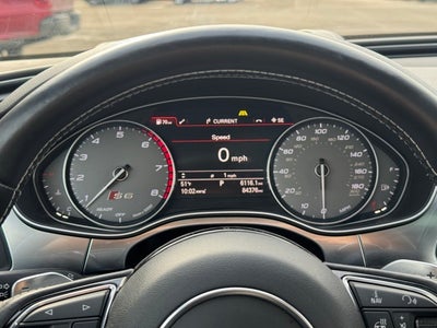 2016 Audi S6 4.0T Prestige Quattro w/ Top View Camera System + Heated Steerin