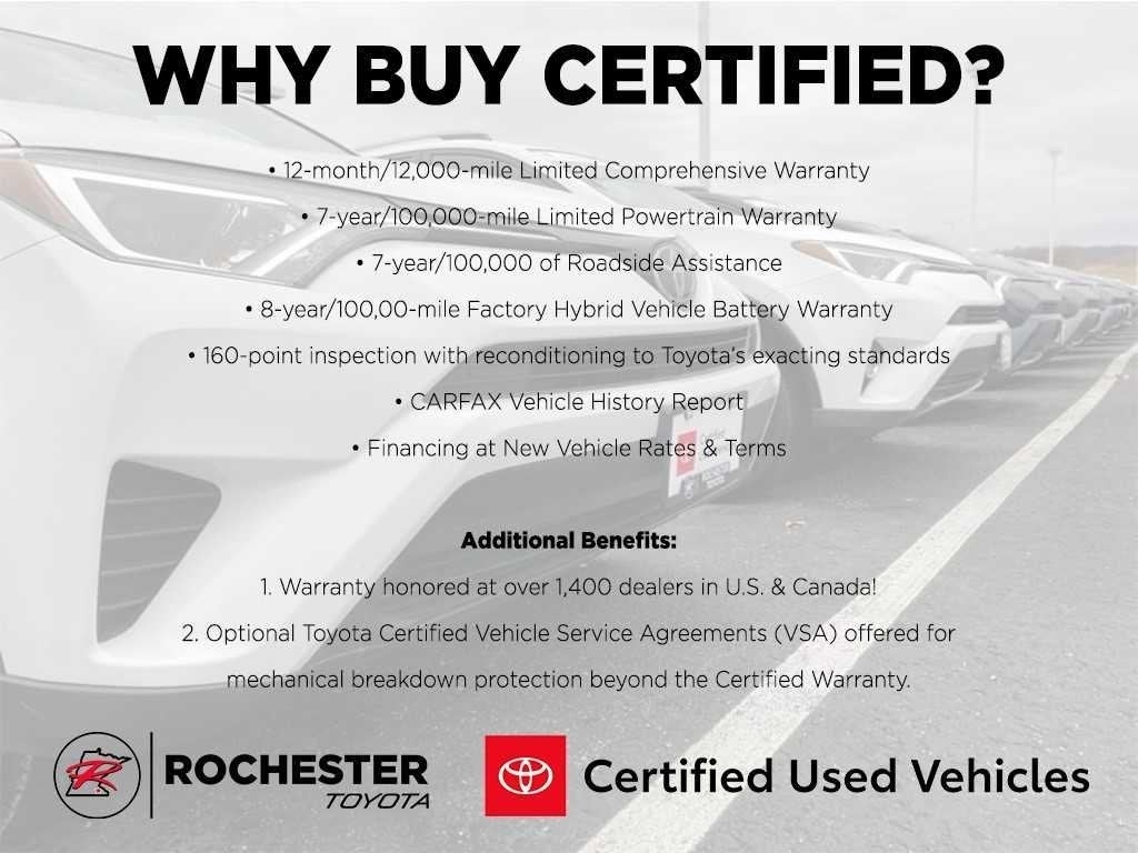 Certified 2019 Toyota RAV4 XSE with VIN 2T3EWRFV6KW020912 for sale in Rochester, Minnesota