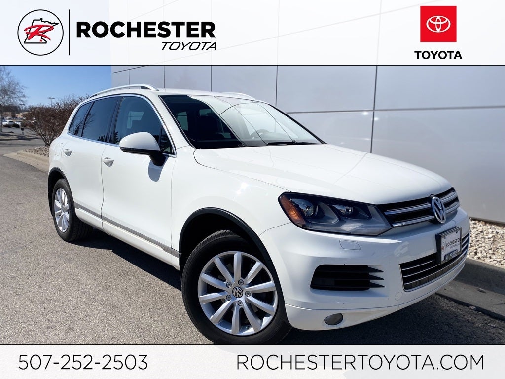 Used 2012 Volkswagen Touareg Sport with VIN WVGFF9BP1CD004493 for sale in Rochester, Minnesota